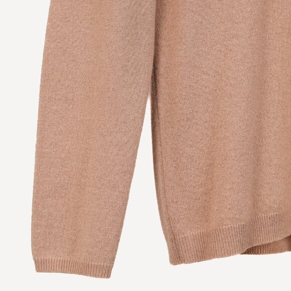 Brunello Cucinelli Beige Cashmere Elbow-Patch Sweater - Picture 5 of 9